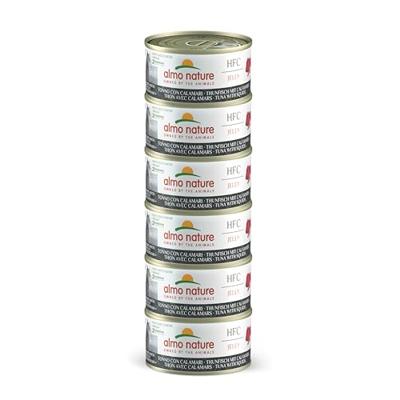 Almo Nature HFC Jelly tonijn met inktvis natvoer kat (70 g) 6 x 70 g - thumbnail