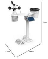 BRESSER 6-daags 4CAST PRO WLAN solar-weerstation 7-in-1 - thumbnail