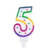 Kaars 5 jaar - thumbnail