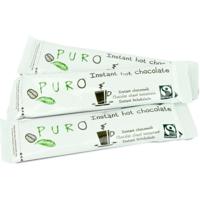 Puro cacao poedersticks fairtrade, 30 g, doos van 100 stuks - thumbnail