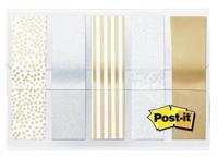 Post-it Index, Metallic Collection, ft 11,9 mm x 43,2mm, 5 x 20 stuks - thumbnail