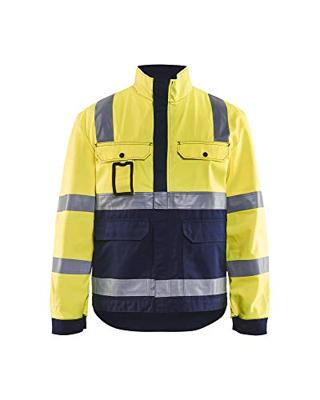 Blåkläder Jack, ongevoerd High-Vis 40231804 | High-Vis Geel/Marineblauw | Maat M - 7330509313428 Blåkläder Jack, ongevoerd High-Vis 40231804 | High-Vis Geel/Marineblauw | Maat M - 7330509313428
