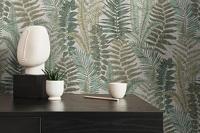 Livingwalls Famous Garden - Beige - Planten - 393474 - thumbnail