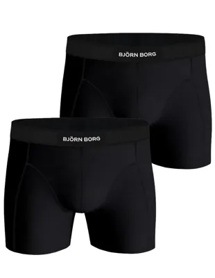 Björn Borg 2-pack heren boxers - Lyocell - Tencell boxershort maat S