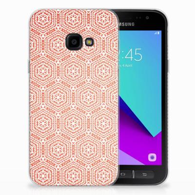 Samsung Galaxy Xcover 4 | Xcover 4s | TPU bumper | Pattern Orange