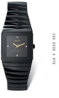 Horlogeband Rado R13691152 / 152.0335.3 / 04987130 / R070451610 Keramiek Zwart - thumbnail