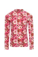 LOOXS Little Zomer t-shirt meisjes floral - Camo rood - thumbnail