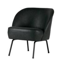 WOOOD Vogue fauteuil kunstleer zwart - thumbnail