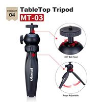 Ulanzi Smartphone vlog KIT EXTRA: mini-statief, telefoonhouder, dual cold shoe-mount, microfoon & LED-lamp - thumbnail