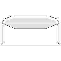 Envelop IEZZY C5/6 114x229mm venster rechts gegomd wit 500 stuks - thumbnail