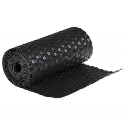 Balkonschermen 10 st 255x19 cm poly rattan zwart Balkonschermen 10 st 255x19 cm poly rattan zwart