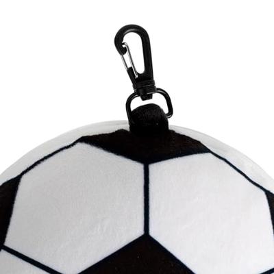 Relaxeazzz Football Rond Reiskussen & Slaapmasker