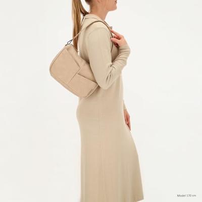 Beagles lourenza schoudertas lichttaupe