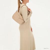 Beagles lourenza schoudertas lichttaupe - thumbnail