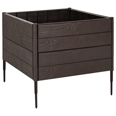 VidaXL Plantenbak verhoogd 120x120x20 cm polypropeen