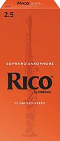 D&apos;Addario Woodwinds RIA2525 Rico Sopraansaxofoonriet, 2.5, 25-pack, Unfiled - thumbnail