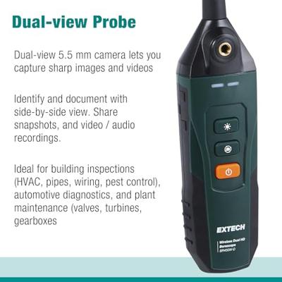 Extech BR450W-D Endoscoop Sonde-Ø: 5.5 mm Sondelengte: 1.5 m Extech BR450W-D Endoscoop Sonde-Ø: 5.5 mm Sondelengte: 1.5 m