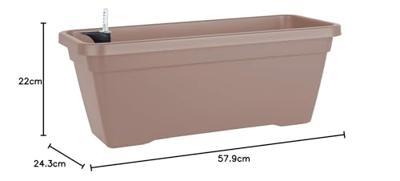 Plantenbak - ARTEVASI - VENEZIA L SWS - 60 ma - Taupe