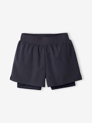 Sportshort voor meisjes zwart
