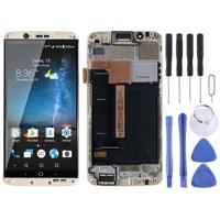 AMOLED Materiaal LCD-scherm en Digitizer Volledige montage met frame voor ZTE Axon 7 A2017 A2017U A2017G(Goud) - thumbnail