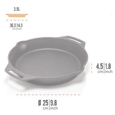 Petromax gietijzeren skillet 2 handvatten 30cm