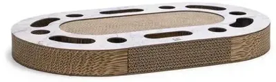 Designed by Lotte Medakrabspeelgoed met speelbal karton 58 x 35cm beige