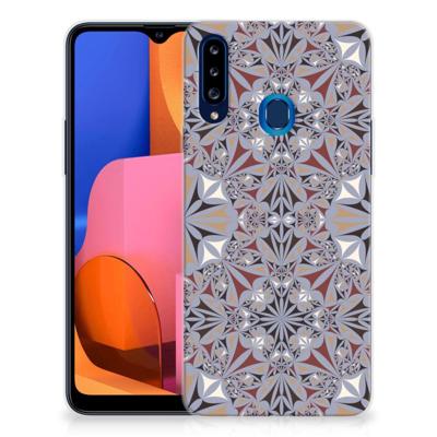 Samsung Galaxy A20s | TPU | Siliconen hoesje | Flower Tiles