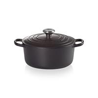 Le Creuset Braadpan Signature Mat Zwart ø 26 cm / 5,3 liter - thumbnail