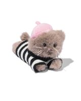 HEMA Knuffel 20x11x13cm kat met baret - thumbnail