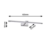 Paulmann Mingo 95567 LED-schilderijlamp 11 W Warmwit Aluminium - thumbnail