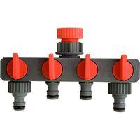 Polet Kraanstuk 4 uitgangen 3/4"-1" in blister - thumbnail