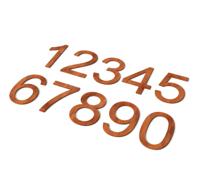 Nummer 8 Model: Huisnummer Cortenstaal Geroba - Geroba - thumbnail