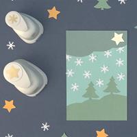 Vaessen Creative • figuurpons set sneeuwvlok ster kerstboom 3st. - thumbnail