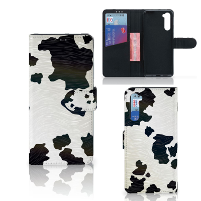OnePlus Nord | Telefoonhoesje | Met pasjeshouder | Koeienvlekken