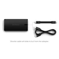 SATECHI USB-C Multipoort Adapter, USB-C Hub 9-in-1, On-The-Go Multipoort Adapter - Voor M2/ M1 Macbook Pro/Air, M2/ M1 iPad Pro/Air, M2 Mac Mini, iMac M1 (Zwart) - thumbnail