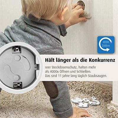 Reer professionele schroef stopcontactbeveiligers Wit (20 stuks)