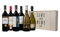 Live Slow Ride Fast Wijnkist - thumbnail