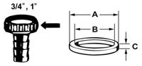 Cornat Dichting Slangverbinding 3/4 (2St) - TEC380228 - thumbnail