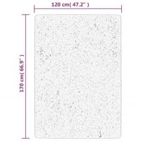 Vloerkleed IZA laagpolig Scandinavisch 120x170 cm grijs - thumbnail