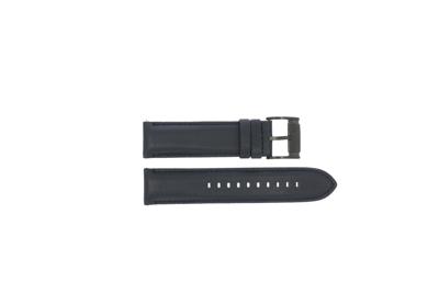 Horlogeband Fossil BQ2007 Leder Blauw 22mm