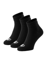 Vinnie-G Quartersokken 3-pack Zwart-43/46 - thumbnail