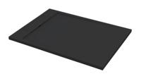 Best Design Douchebak Decent 120x90x3.5 cm Solid Surface Mat Zwart - thumbnail
