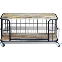 VidaXL Tv-meubel100x40x45 cm massief mangohout - thumbnail