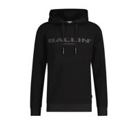 Ballin hoodie met logo zwart - thumbnail