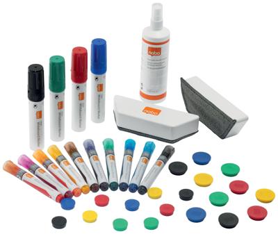 nobo Whiteboard accessoireset Incl. magneten, Incl. marker nobo Whiteboard accessoireset Incl. magneten, Incl. marker