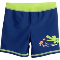 Playshoes zwemshort Krokodil Blauw-122-128 - thumbnail