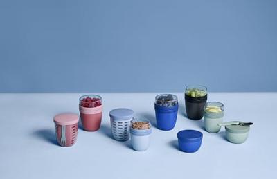 Mepal Snackpot Ellipse 500 Ml - Nordic Blue - thumbnail