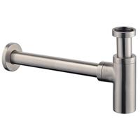 Wiesbaden Star Sifon - 5/4inch x 32mm - Geborsteld Staal - thumbnail