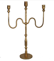 Kandelaar 3-Arm goud Buitengewoon de Boet - Buitengewoon de boet - thumbnail