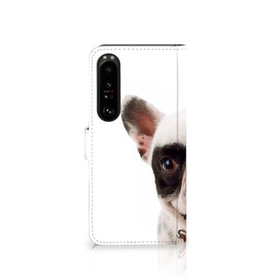 Sony Xperia 1 IV | Telefoonhoesje | Met pasjeshouder | Franse Bulldog